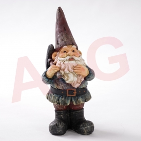 Gnome with Axe Garden Ornament