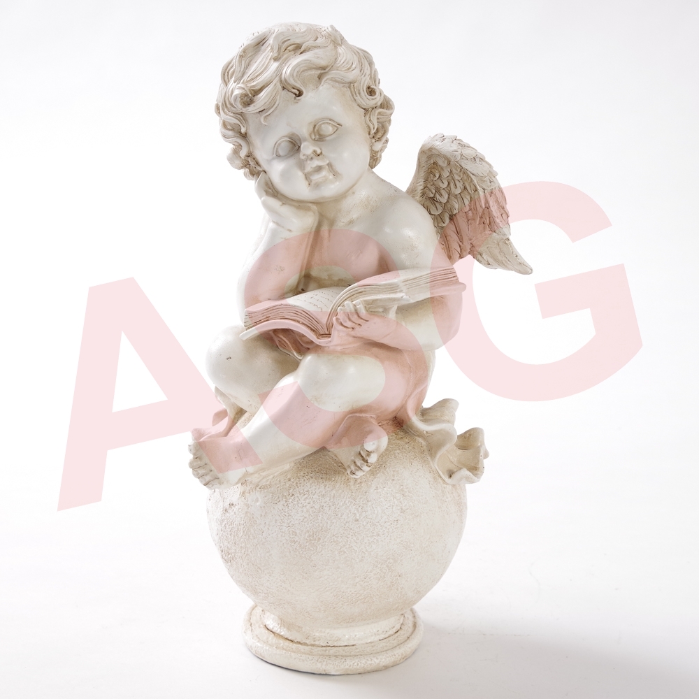 Angel Learing Garden Ornament