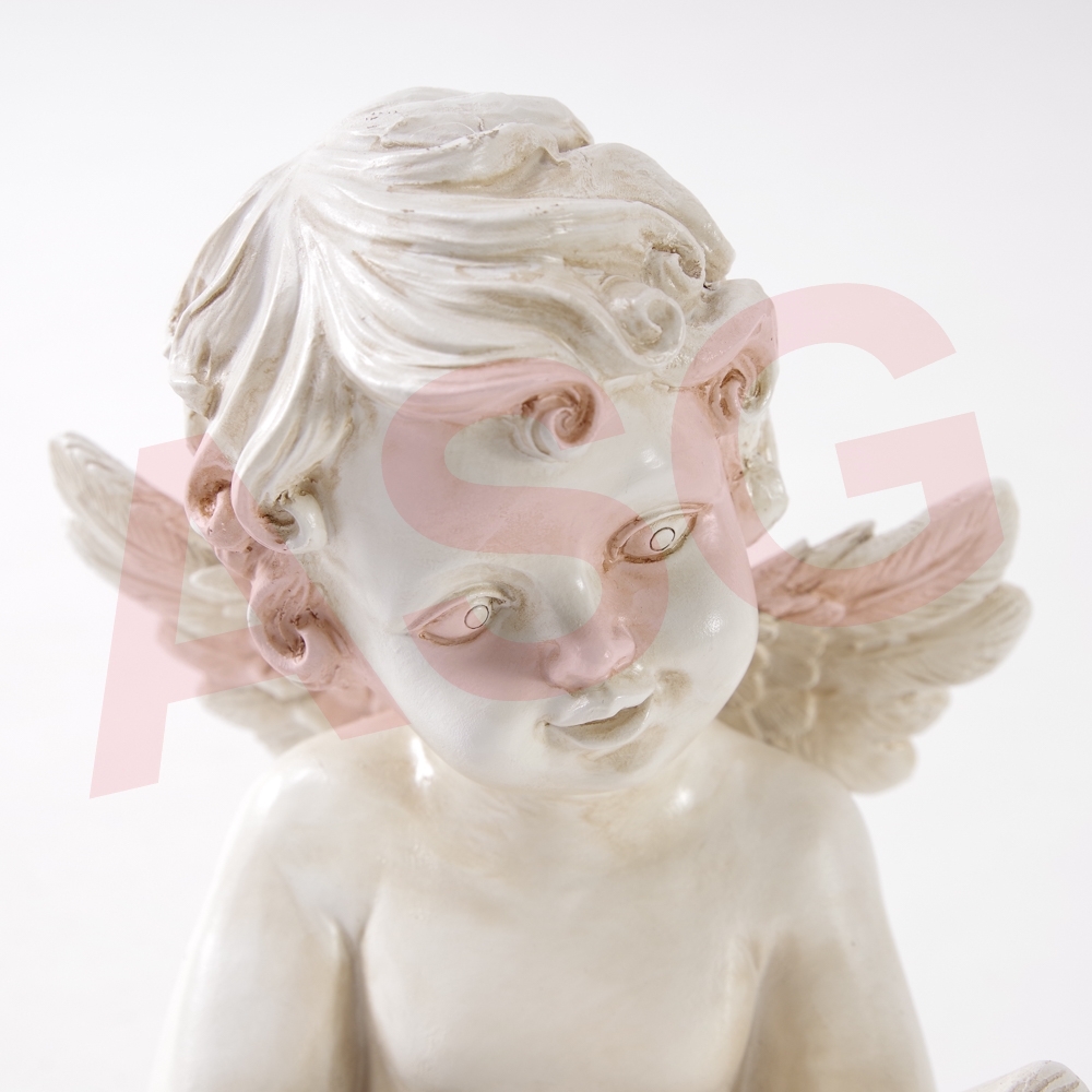 Reading Cherub Garden Ornament