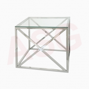 Eclipse Range Silver Side Table