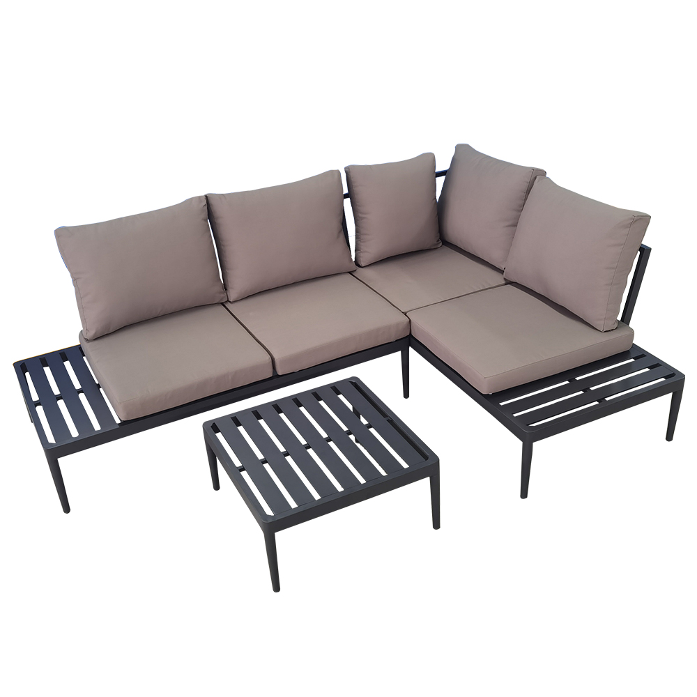 5 Seater Aluminium Garden Corner Sofa Set